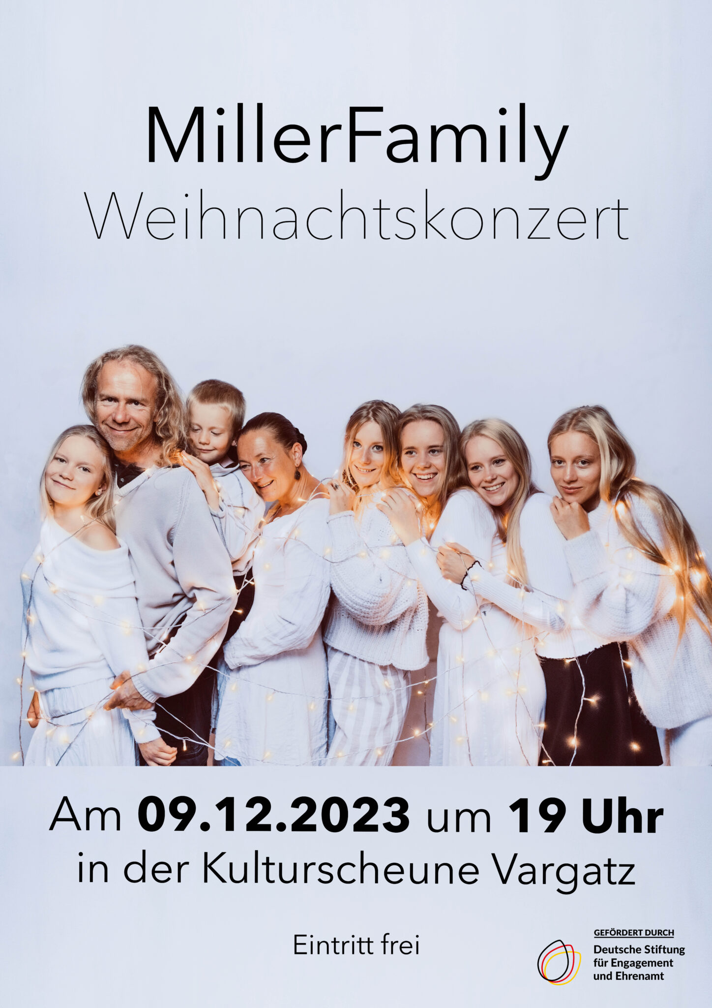 Konzertplakat: Weihnachtskonzert 2023